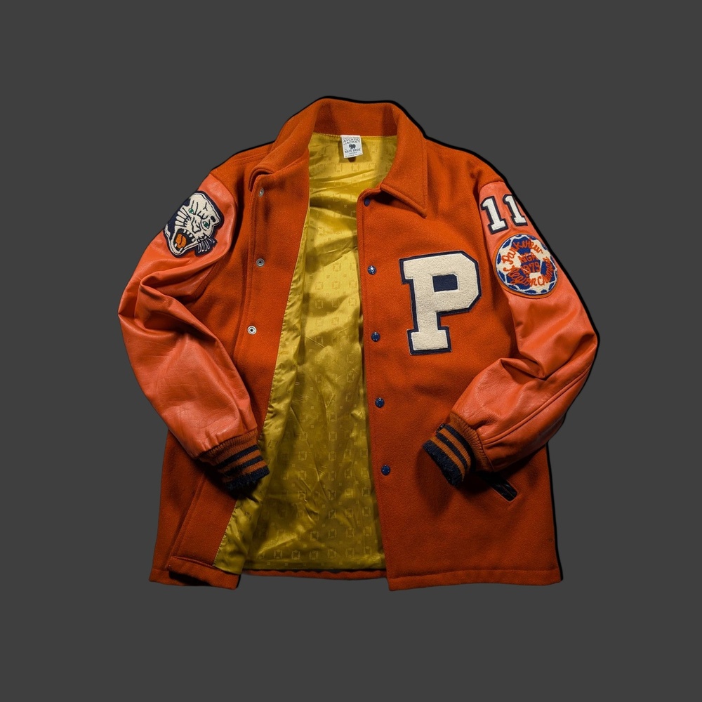Vintage 70s Georgia Parkview Varsity Soccer Champion Jacket Large